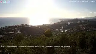 TimeLapse of 25/11/2025 in Terzorio (IM) #timelapse #webcam #livecam #italy #landscapes