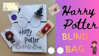 Harry Potter themed Blind Bag Tutorial #harrypotter #blindbag#harry#hermione#ronweasley #diy #craft 