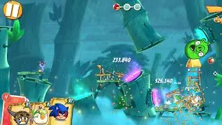 Defeat Dr. Eggman - Angry Birds 2 Daily Challenge Gameplay 18/ Dec/2024