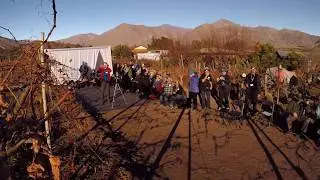 Undulating Shadow Bands on Ground During Total Solar Eclipse