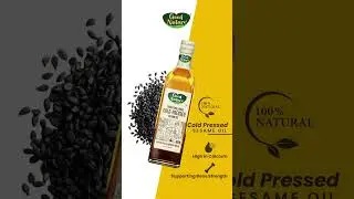Cold-Pressed Sesame Oil by Good Nature &mdash; 100% natural, chemical-free