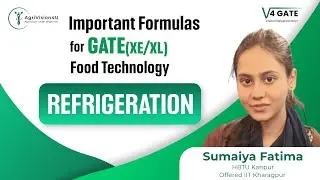 Formulas for Food Process Engineering - Refrigeration - GATE XE/ XL 2023