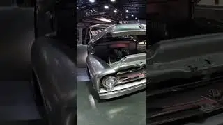 Bare metal 1956 F100 | Sac Autorama #automobile #cartok #classic #fun #auto #truck #oldschool #fast