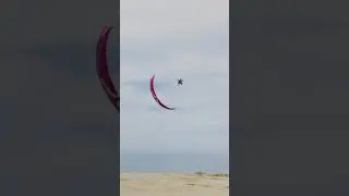 Worlds FIRST TIP DRAG TO BARREL ROLL ON A PARAMOTOR. #paramotoring #shorts