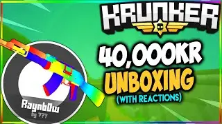 KRUNKER.IO - 40,000KR UNBOXING IN A TRADE SERVER [REACTIONS] (GIVEAWAY)