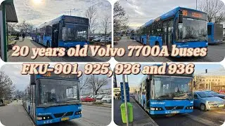 2005-&ouml;s &eacute;vj&aacute;rat&uacute; Volvo 7700A-k az &Ouml;rs vez&eacute;r ter&eacute;n / 20 years old Volvo 7700A buses at &Ouml;rs vez&eacute;r tere