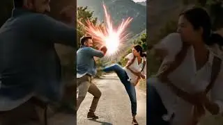 wow Check out the fight between a girl and a boy.   #younginfluencers   #newinfluencer