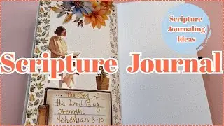 SCRIPTURE JOURNAL | SCRIPTURE JOURNALING IDEAS | USING FALL STICKER BOOKS