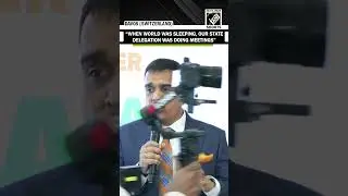 Harsh Sanghavi addresses Indian Pavilion at World Economic Forum in Davos, Switzerland