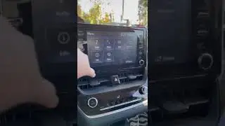 HOW TO CHANGE THE TIME IN TOYOTA CAR | Daylight Savings  #toyota #corolla #shorts