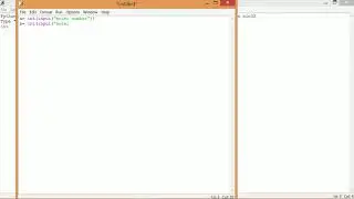 Program to Add two numbers by user input in PYTHON
