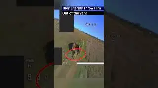 No Mercy: Russian Soldiers Toss Wounded Comrade Out of Van!
