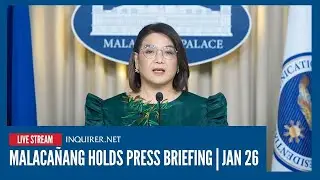 LIVE: Malacañang holds press briefing with PCO USec. Claire Castro | Jan 26