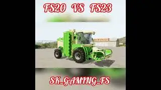Farming simulator 23 Vs Farming Simulator 20 Vehicles| #shortsvideo | #farmequipment| #fs23|#fs20|