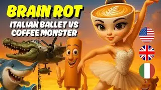 Brainrot Italian Animated Cartoon Ballerina Cappuccina, Tralalero Tralala &ndash; Original Story!