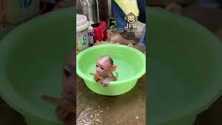 Tiny KT Looks So Innocent & Cute In Her Tiniest Tub