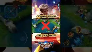 ✅CHOU SKILL 1 TUTORIAL #mlbb #mobilelegends #tutorial #shorts