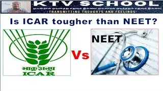 ICAR vs NEET : Is ICAR AIEEA tougher than NEET? Answers for Viewers/Subscribers doubts