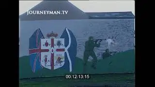 Loyalist Murals, Graffiti, Belfast, Northern Ireland, U.K., 1990s