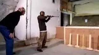 Tobbe Shooting the BIG GUN