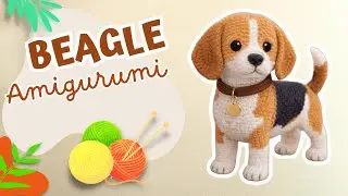🌟🧶 BEAGLE AMIGURUMI | 🐶 CROCHET BEAGLE | PERRO BEAGLE | PERRITO BEAGLE | DOG BEAGLE PATTERN