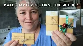 Are Soap Kits WORTH it ? | Making SOAP for the first TIME!