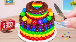 Using OREO To Make Rainbow Cake 🧁 The Most Beautiful Mini Cakes 🌈 Sweet Dot Bakery
