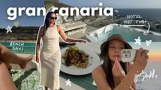 TRAVEL DIARIES EP1 - Solo trip to Gran Canaria | luxury resort in Puerto Rico & Amadores beach! 