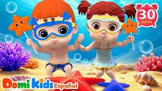 Aprendemos a Nadar con Diversi&oacute;n 👶🏊 | Canciones Infantiles | Domi Kids | LEFUN Kids TV