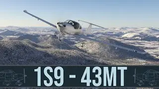 🔴 1S9 to 43MT | DA40 Winter Wonderland Group Flight | Come Join Us! | MSFS 2024