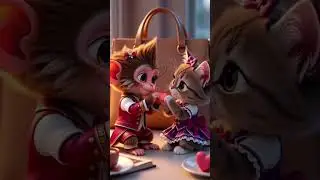 monkey car love story sen 😍😻 #hindisong #bollywood #song #monkeylove #cartoon #love