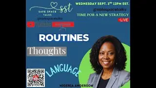 ROUTINES THOUGHTS LANGUAGE #mindset #safespacetalks #mindfulness  #season5 #viral