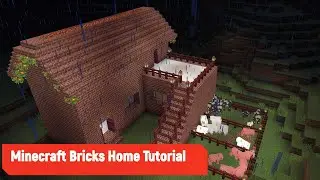 Minecraft Bricks House Tutorial 🧱 | Easy Survival Home | Angel Golu Gaming