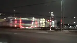 LIRR 418 Double Decker with Excellent K5LA Through Bethpage NY - Broadway Railroad Crossing