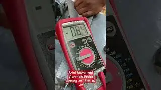 Axial Movement Vibration Probe Setting at -8 to 10 vlt #steam #turbine #probe #set #कारखाना #sakhar