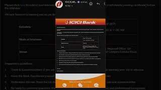 ICICI Aspire Program Interview Mail | #shorts | #icicibank | #bank