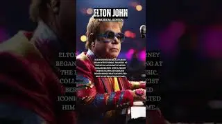 Elton John's Musical Odyssey: 🎶 From Royal Academy to Global Stardom #shorts #EltonJohn #Musical