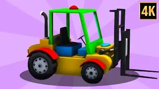 Crane Toy Truck Animated Formation Vehicle Vidoes for Kids