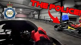 I OUTRAN THE POLICE! - TeamSport Sheffield Elite Members Hot Pursuit Go Karting