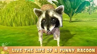 🐾👍Raccoon Wild Life Simulator 3D-Симулятор дикой жизни Eнота-