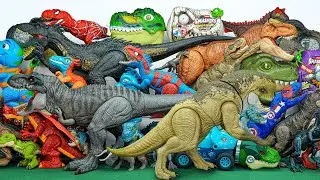 Jurassic World Unboxing Review Dinosaur T-rex Allosaurus Giganotosaurus Spino D-rex Mosasaurus ASMR