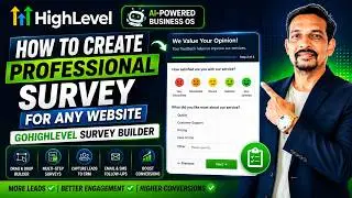 How To Create Professional Survey for Any Website | GoHighLevel Survey Builder