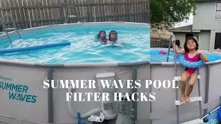 Summer Waves Pool 14Ft x 42in.filter hacks/one week after purchase.