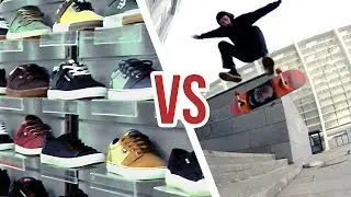 100 Heelflips VS Skate Shoes | 100 трюков на скейте VS Скейт кроссовки