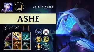 Ashe ADC vs Ezreal - KR Diamond Patch 26.01