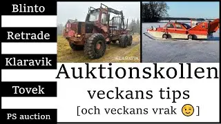 Maskinauktioner v.47 - Valtra A75-4 + Farma T9 - Skotare Terri 34C - Ljungby L10 Hjullastare