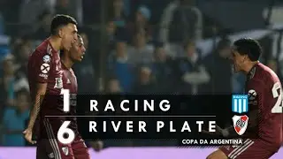 HUMILHANTE !! Racing 1 x 6 River Plate | Melhores Momentos HD