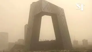 Beijing shrouded in hazardous sandstorm