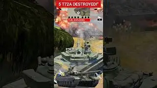 5 T72A Tanks Annihilated in 27s!
