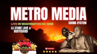 METRO MEDIA Sound System with Sky Juice The Mc Epic Night in Washington DC May 1998 🔥💥